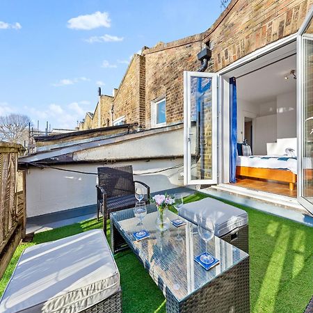 Balcony Blue Theme 1 Bedroom Central London Luxury Flat Near Hyde Park! Accommodates Up To 6! Double Sofa Bed And Next To Station! Zewnętrze zdjęcie